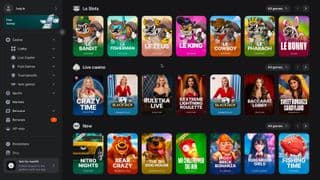 Slots, live casino and new games available at 1win Casino