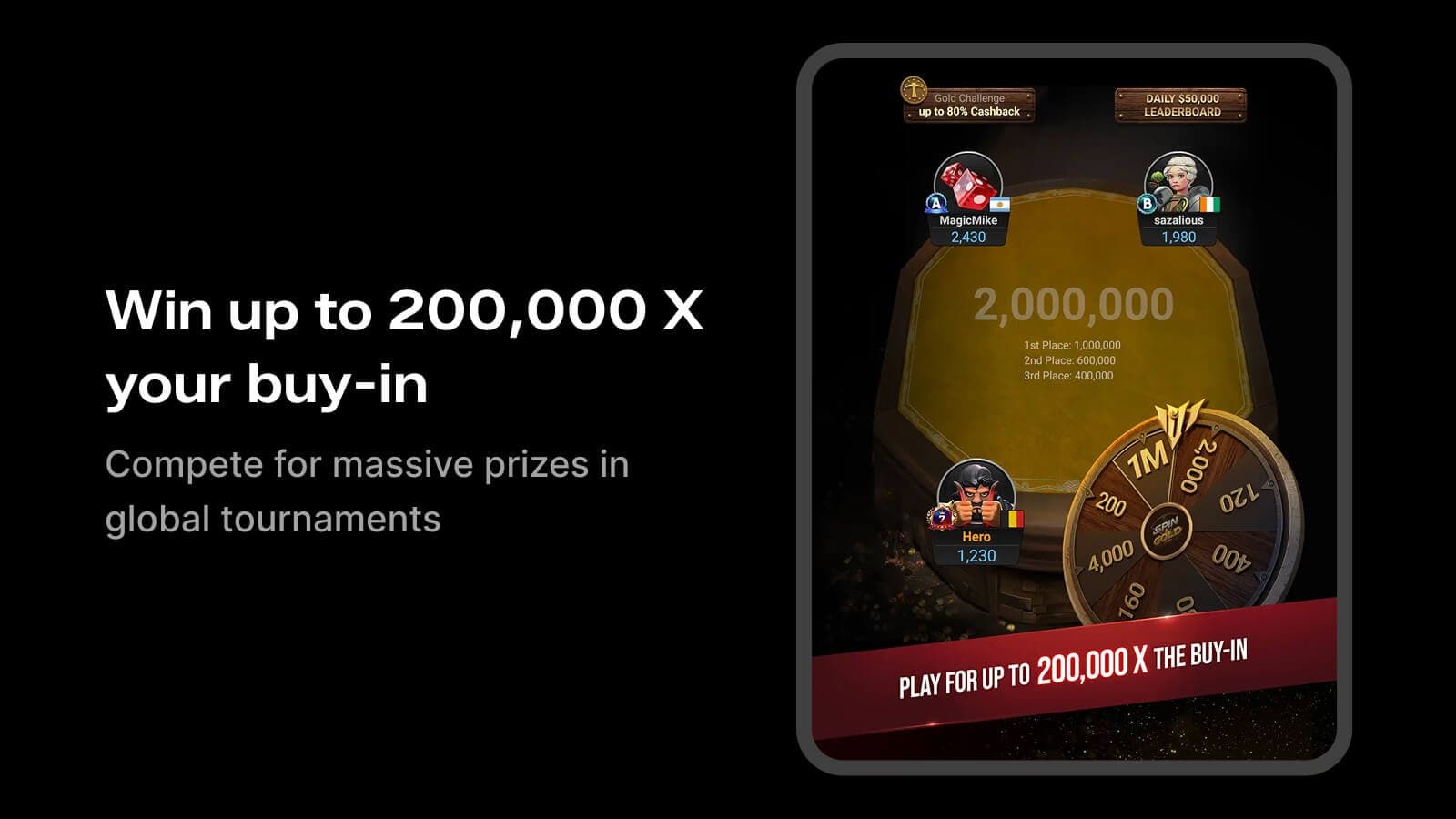 GGPoker Spin and Gold with high prize multiplier