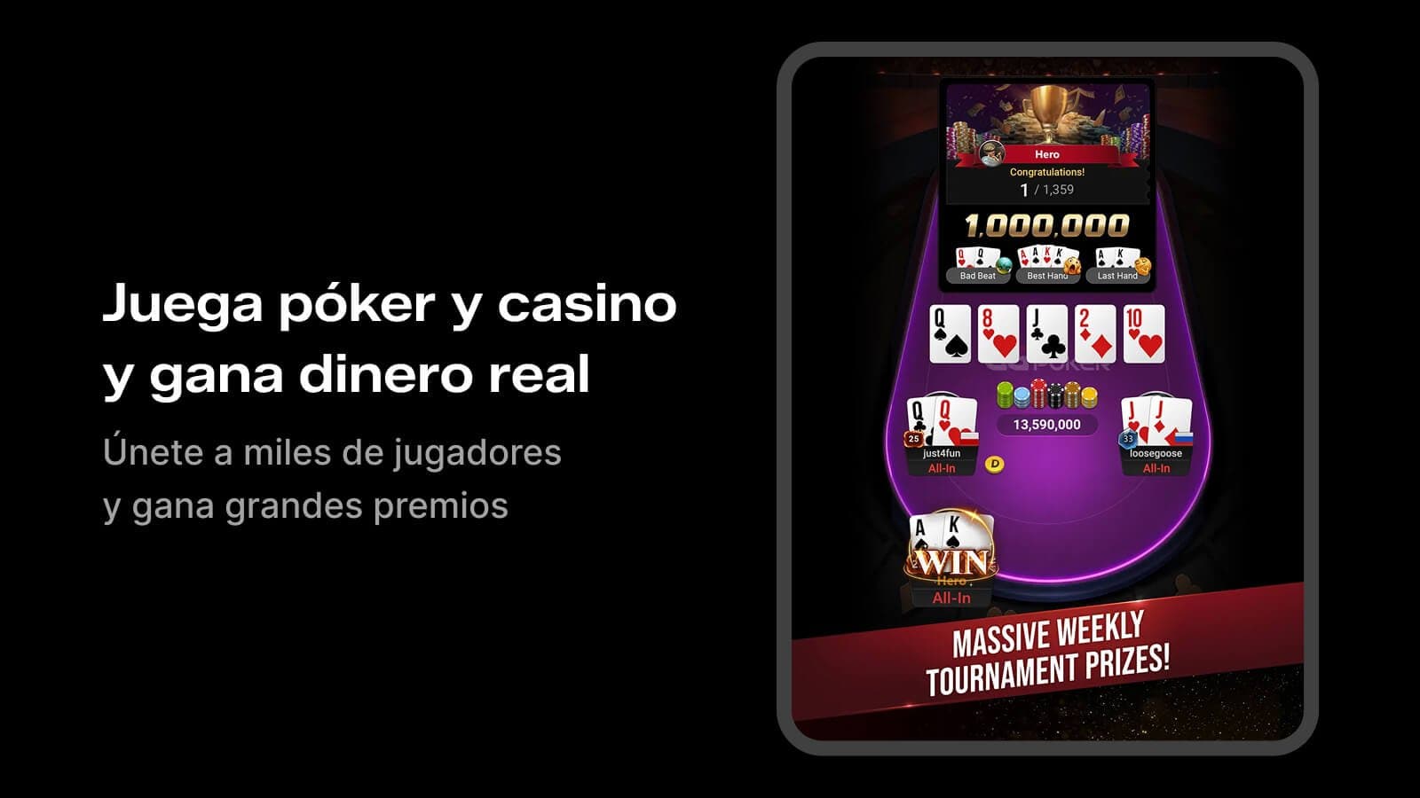 PokerOK con póker, casino, bonos y dinero real
